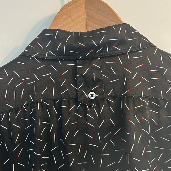 DIESEL 100% Silk Matchstick Printed Dress - Picture 7 of 10